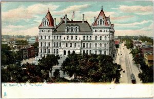 Tucks 2035 Albany NY Capitol UDB Vintage Postcard V22