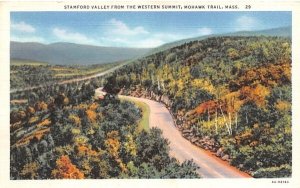 Stamford Valley in Mohawk Trail, Massachusetts from Western Summit.