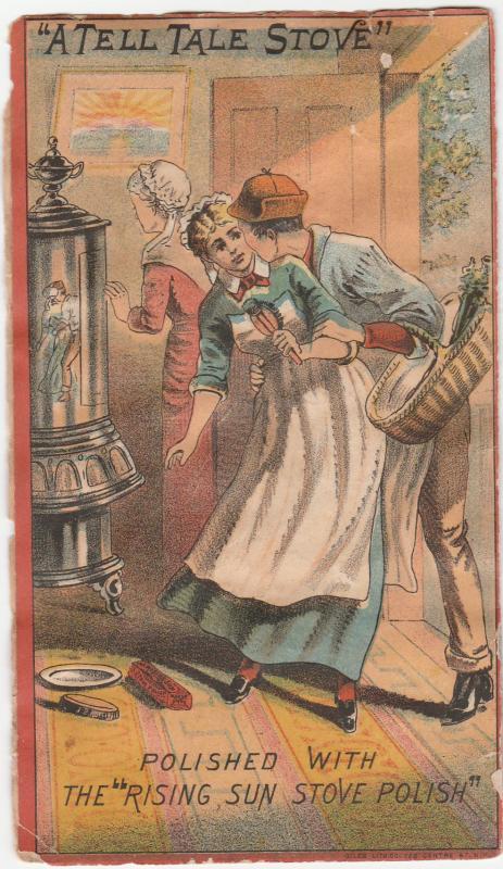 Rising Sun antique Stove advertising pamphlet 1864-1914 cartoon