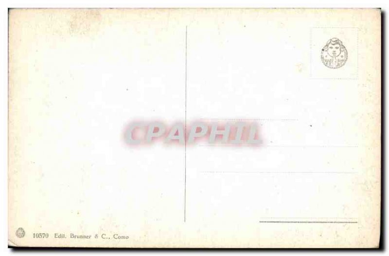 Postcard Old Amore con Delfino Museo Nazionale