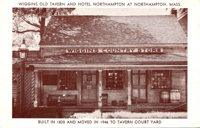 Massachusetts Northampton Wiggins Old Tavern and Hotel