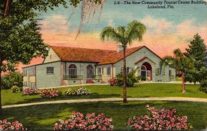 Florida Lakeland New Community Tourist Center Building 1957 Curteich