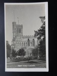 Bedfordshire DUNSTABLE Priory Church - Old RP Postcard (2)