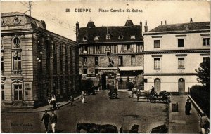 CPA DIEPPE - Place Camille St-SAENS (105273)