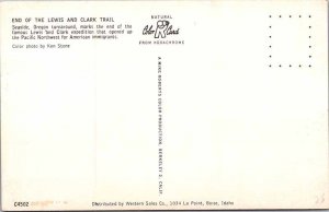 Postcard ROAD SCENE Seaside Oregon OR AO5825