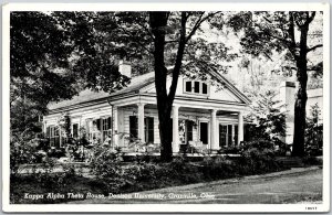 1948 Kappa Alpha Theta House Denison University Granville Ohio Posted Postcard