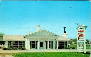 Taylor, MI Michigan  PLANTATION MOTEL  Roadside~US 24~Wayne Co ca1950's Postcard
