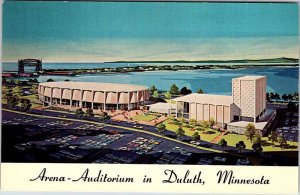 Postcard ARENA SCENE Duluth Minnesota MN AK6870