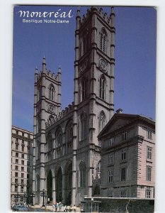 Postcard Basilique Notre-Dame, Montreal, Canada