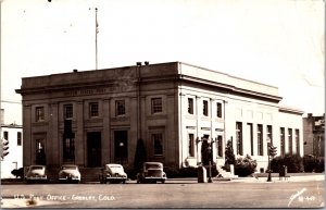 Real Photo Postcard United States Post Office Building in Greeley, Colorado