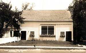 USA The Oribe Tea Barn Jaffrey New Hampshire Vintage RPPC 08.68