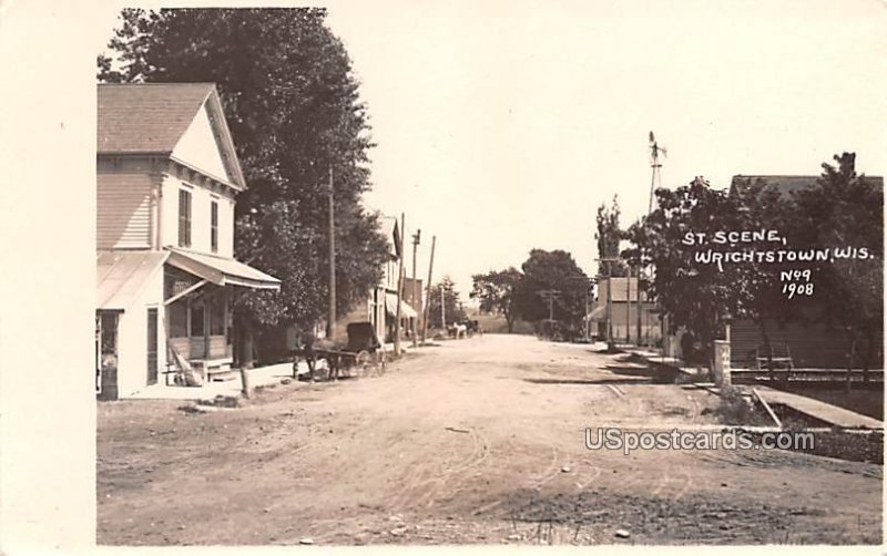 Street Scene - Wrightstown, Wisconsin