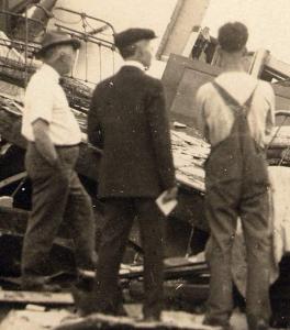 RPPC The Hurricane we had in Homer NY, New York - Disaster