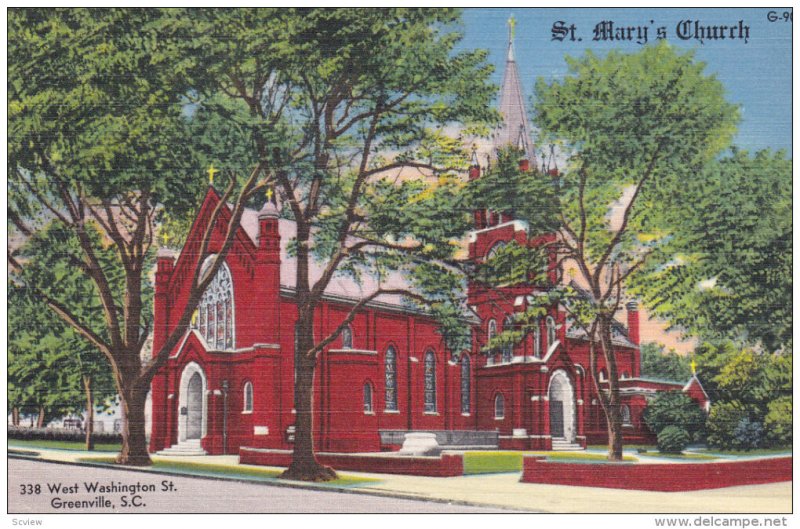 St. Mary's Church, GREENVILLE, South Carolina, 1930-1940s