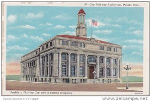 Colorado Pueblo City Hall And Auditorium