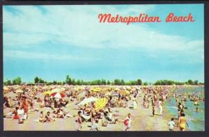Metropolitan Beach Lake St Clair MI Postcard 4643