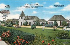 E.C. Kropp CO Motor Inn WHICITA, KANSAS 1465 postcard