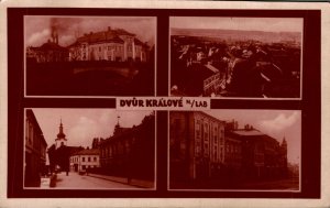 Czech Republic Dvůr Králové Nad Labem Vintage RPPC 08.55