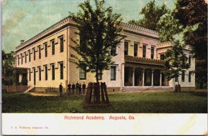 Augusta Georgia Richmond Academy Vintage Postcard C086