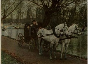 492336 MOVIE FILM Advertising ACTOR in carriage HORSE Park Petersburg Old POSTER