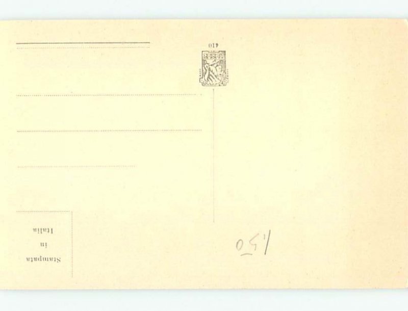 Pre-Linen foreign risque PRETTY SEMI TOPLESS GIRL SHOWING ONE BREAST HL8701