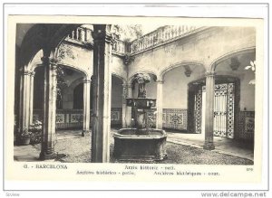 RP, Archivo Historico, Patio, Barcelona, Spain, 1920-1940s