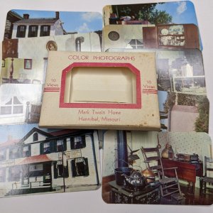 1940s Hannibal MO Mark Twain Boyhood Home 10 View Photo Set Tom Sawyer House A20