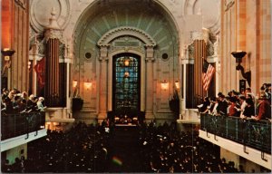 Interior of St. Andrew's Chapel US Naval Academy Annapolis MD Postcard PC522