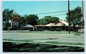 WICHITA, KS Kansas ~ Roadside EL MOROCCO MOTEL & Restaurant c1960s  Postcard