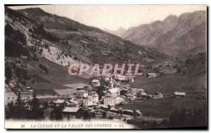 Old Postcard La Clusaz and the Vallee des Confins