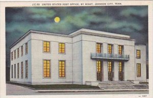 Tennessee Johnson City United States Post Office By Night