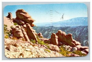 Vintage 1956 Postcard Goosehead Rock Mt. Lemmon Tucson Arizona