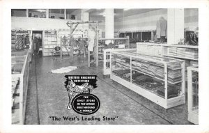 Cheynne Wyoming Western Ranchmen Outfitters Store Interior Postcard AA28068