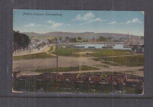 SCOTLAND, INVERKEITHING, PRESTON CRESCENT, TRAIN WAGONS, c1910 ppc., unused.