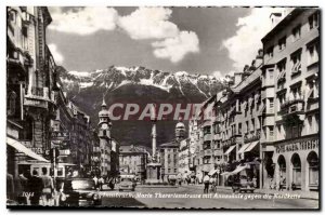 Austria Austria Innsbruck Old Postcard Maria Theresienstrasse Annasaulegegen ...