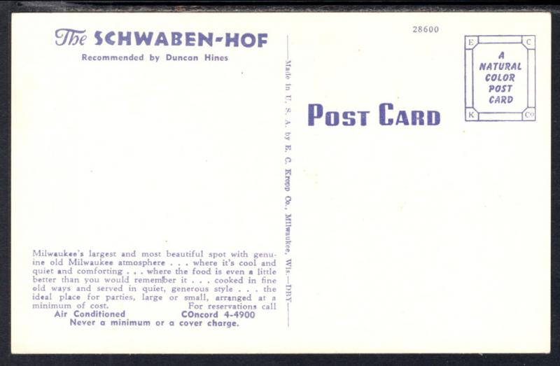 Schwabeh-Hof Restaurant,Milwukee,WI