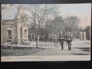 CANADA: Halifax, Entrance to Point Pleasant Park, showing Soldiers c1905