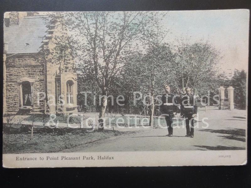 CANADA: Halifax, Entrance to Point Pleasant Park, showing Soldiers c1905