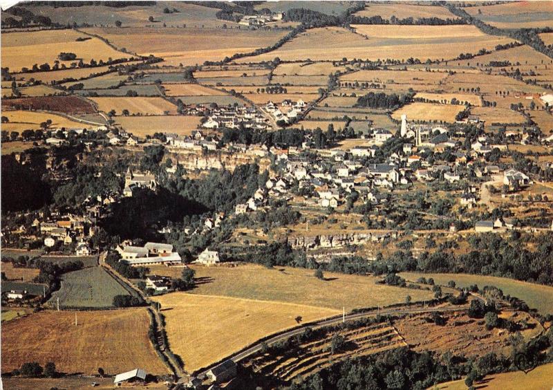 Br21815 vue generale bozouls aveyron  france