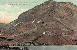 C.1910 Mount Goddard and Goddard Lake, Cal. Postcard P128