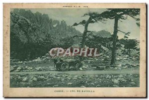 Old Postcard Corsica Col De Bavella Corsica