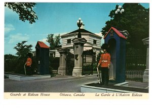 Guards at, Rideau Hall, Ottawa, Ontario