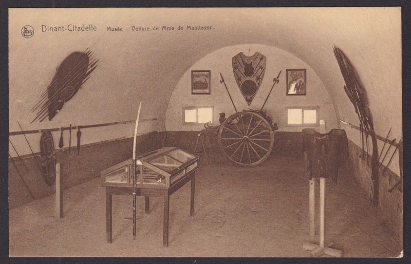 BELGIUM, Postcard, Dinant, Citadel, Madame de Maintenon's car, RPPC, Unp...