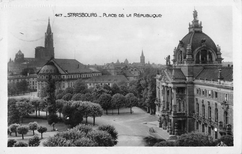 BR71589 strasbourg place de la republique real photo  france