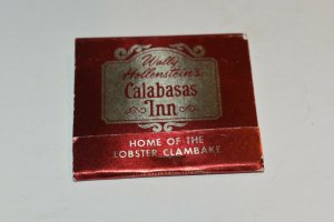 Wally Hollenstein's Calabasas Inn Home of the Lobster Clambake Matchbook