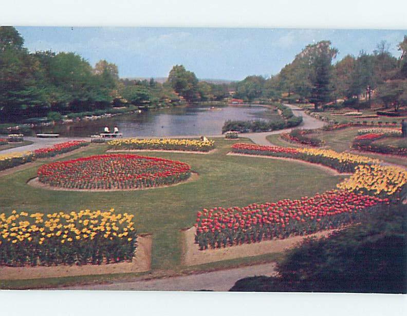 Unused Pre-1980 GARDEN SCENE Harrisburg Pennsylvania PA F0242