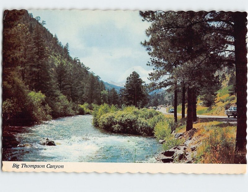 Postcard Big Thompson Canyon, Highway 34, Colorado