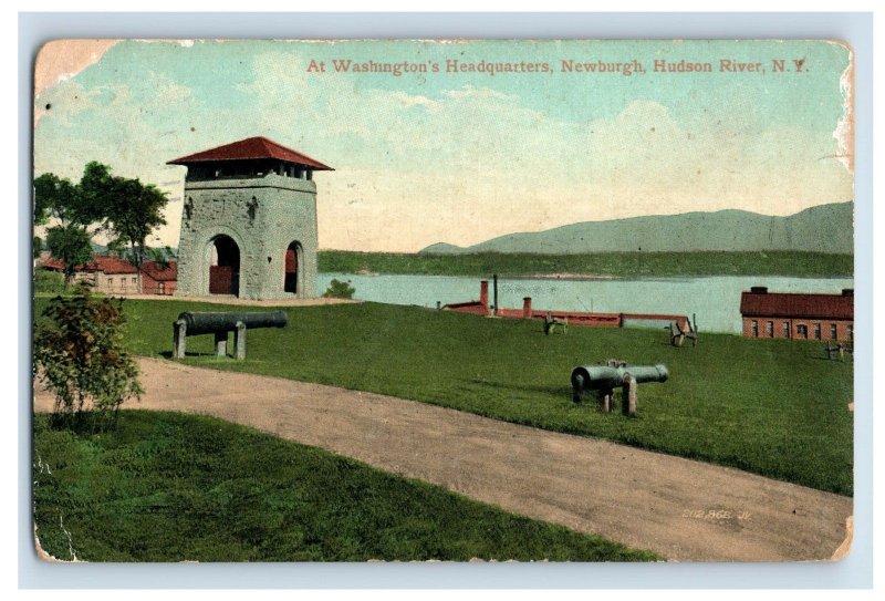 c1910's At Washington's Headquarters Newburgh Hudson River Postcard F184E