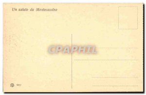 Italy Italia Badia di Montecassino Postcard Old Sala capitalore