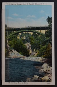 Ausable Chasm, NY - U.S. Highway Bridge, Route 9